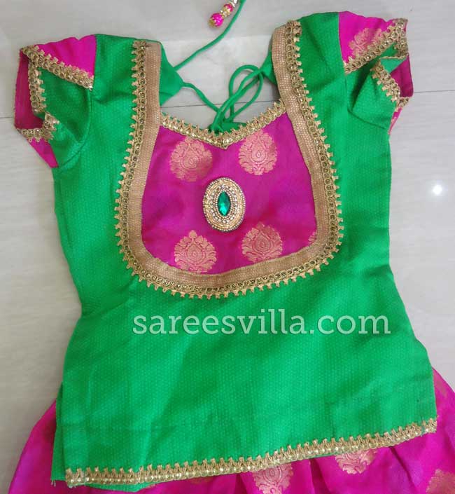 Villa Kids  kids Cholis for Designer blouse Lehenga design  Sarees